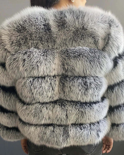 Winter Women's Cold Coat Top Fox Jackets For Women clothing Natural Real fox Fur Jacket Coats For Women Fur Jacket In Promotion