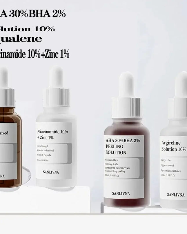 Exfoliating Face Serum – 10% Salicylic Acid, Niacinamide + Zinc, Hexapeptide for Moisturizing & Smoothing