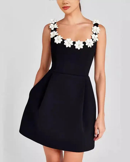 Sleeveless Strap Pocket Casual Dress