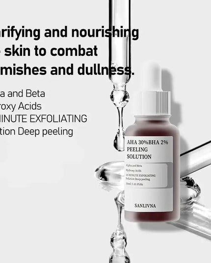 Exfoliating Face Serum – 10% Salicylic Acid, Niacinamide + Zinc, Hexapeptide for Moisturizing & Smoothing