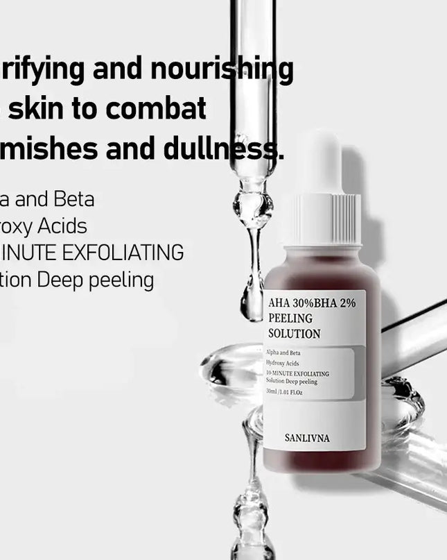 Exfoliating Face Serum – 10% Salicylic Acid, Niacinamide + Zinc, Hexapeptide for Moisturizing & Smoothing