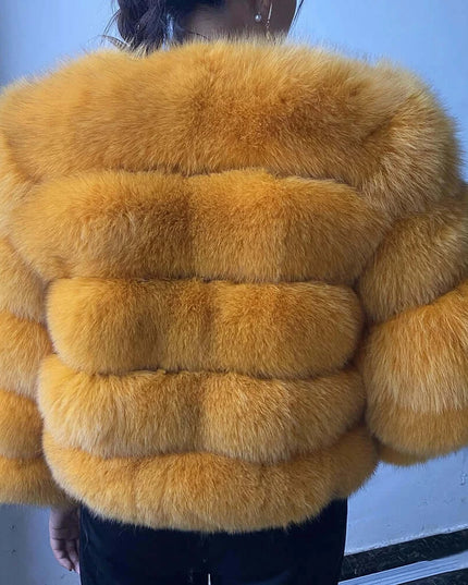 Winter Women's Cold Coat Top Fox Jackets For Women clothing Natural Real fox Fur Jacket Coats For Women Fur Jacket In Promotion