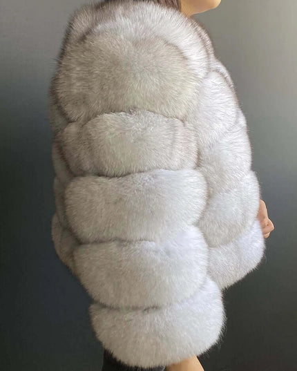 Winter Women's Cold Coat Top Fox Jackets For Women clothing Natural Real fox Fur Jacket Coats For Women Fur Jacket In Promotion