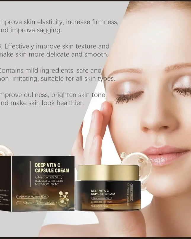 Vitamin C Glow Capsules – Hydrating & Brightening Face Moisturizer