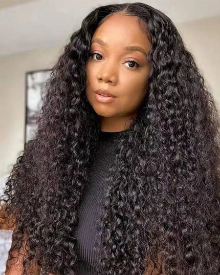 Curly Virgin Human Hair Lace Wig - 250% Density HD Lace