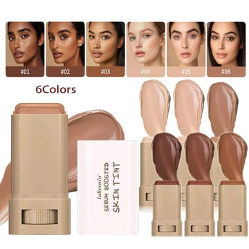 Skin Tint Foundation Stick hydrates and nourishes the skin while providing long-lasting,