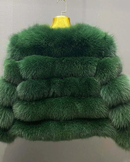 Winter Women's Cold Coat Top Fox Jackets For Women clothing Natural Real fox Fur Jacket Coats For Women Fur Jacket In Promotion