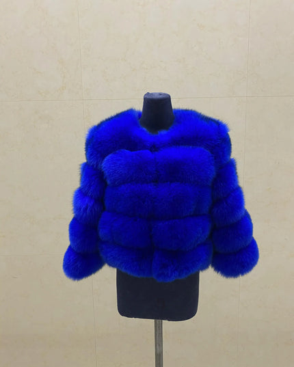 Winter Women's Cold Coat Top Fox Jackets For Women clothing Natural Real fox Fur Jacket Coats For Women Fur Jacket In Promotion