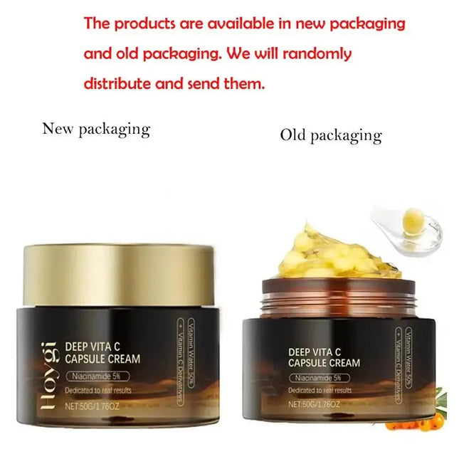 Vitamin C Glow Capsules – Hydrating & Brightening Face Moisturizer