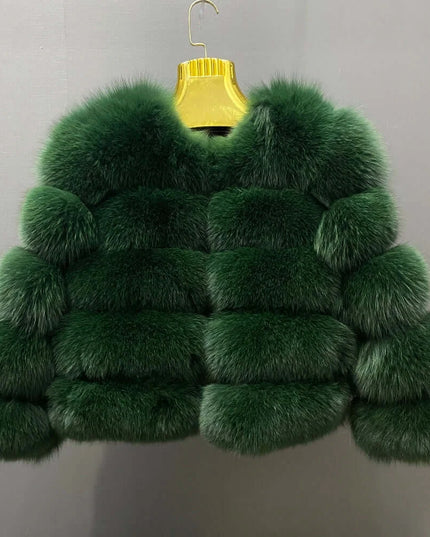 Winter Women's Cold Coat Top Fox Jackets For Women clothing Natural Real fox Fur Jacket Coats For Women Fur Jacket In Promotion