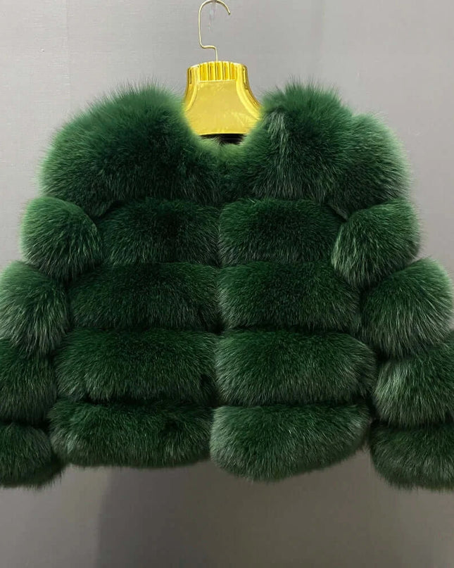 Winter Women's Cold Coat Top Fox Jackets For Women clothing Natural Real fox Fur Jacket Coats For Women Fur Jacket In Promotion