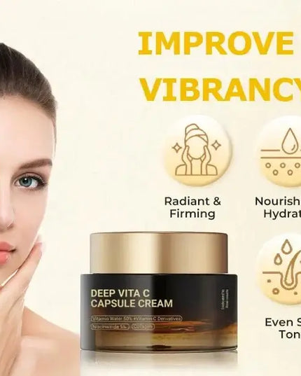 Vitamin C Glow Capsules – Hydrating & Brightening Face Moisturizer