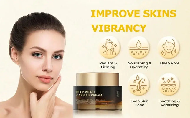 Vitamin C Glow Capsules – Hydrating & Brightening Face Moisturizer