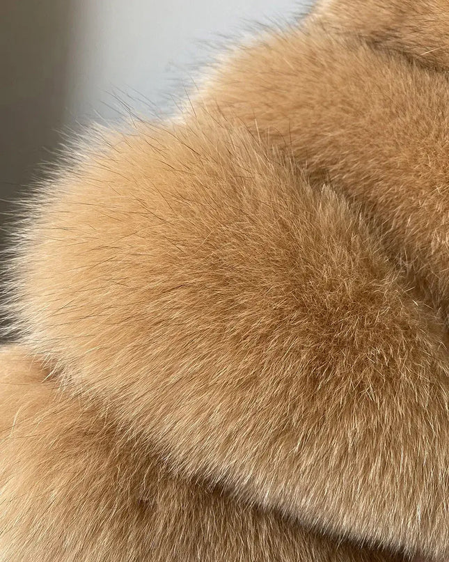 Winter Women's Cold Coat Top Fox Jackets For Women clothing Natural Real fox Fur Jacket Coats For Women Fur Jacket In Promotion