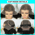 Wig cap details with a focus on construction and material