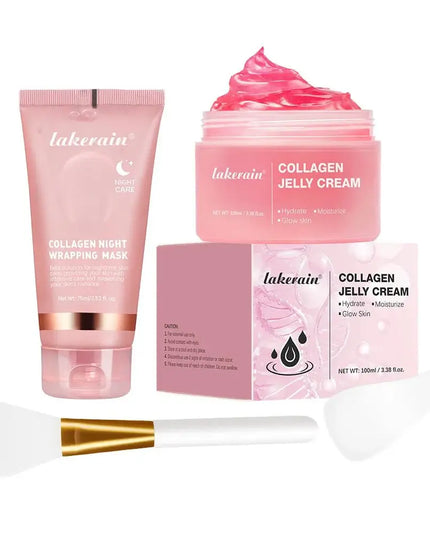 Collagen Jelly Cream – Hydrating & Firming Overnight Peel-Off Mask