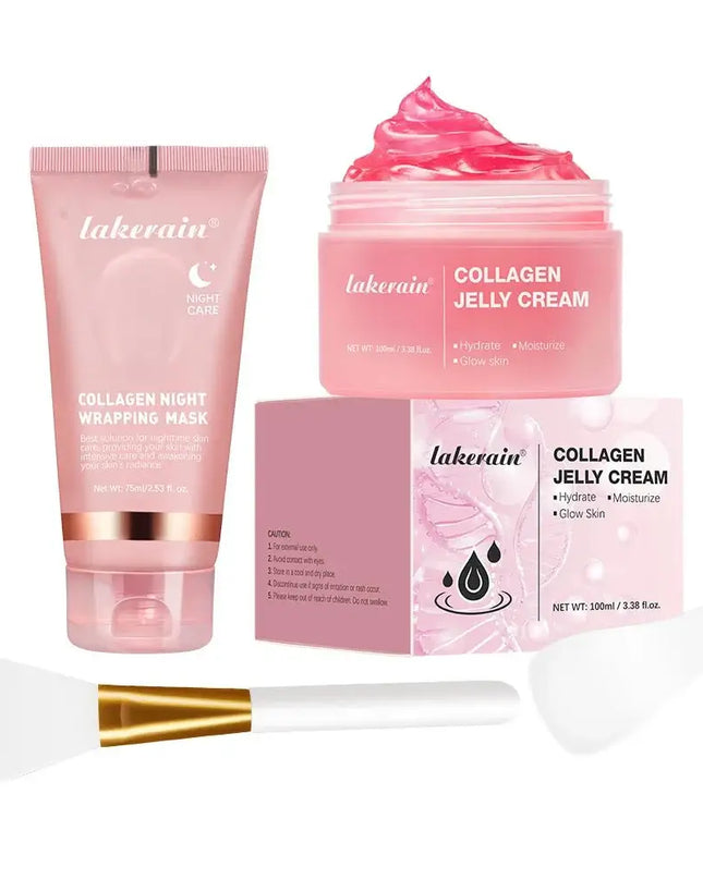 Collagen Jelly Cream – Hydrating & Firming Overnight Peel-Off Mask