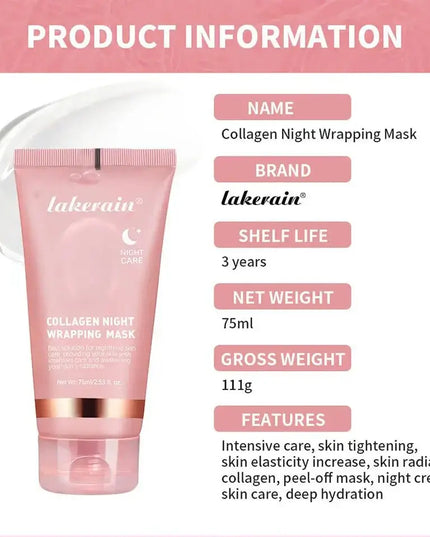 Collagen Jelly Cream – Hydrating & Firming Overnight Peel-Off Mask