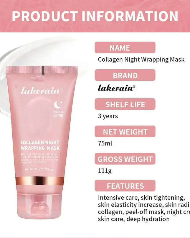 Collagen Jelly Cream – Hydrating & Firming Overnight Peel-Off Mask