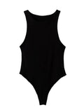 Black swimsuit on a white background