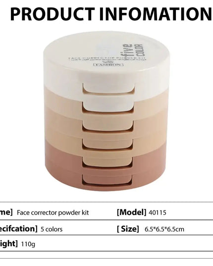 5-Tone Correcting Compact Powder