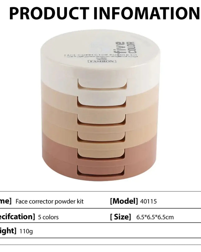 5-Tone Correcting Compact Powder