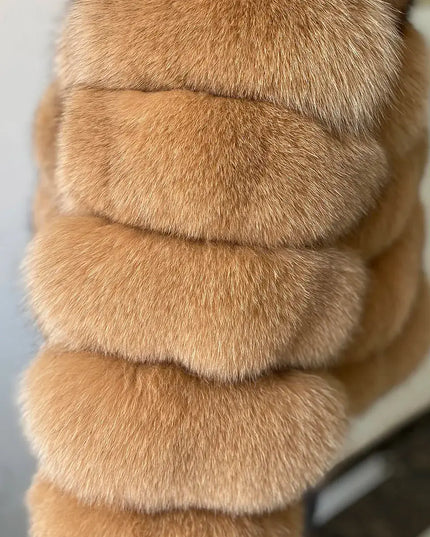 Winter Women's Cold Coat Top Fox Jackets For Women clothing Natural Real fox Fur Jacket Coats For Women Fur Jacket In Promotion