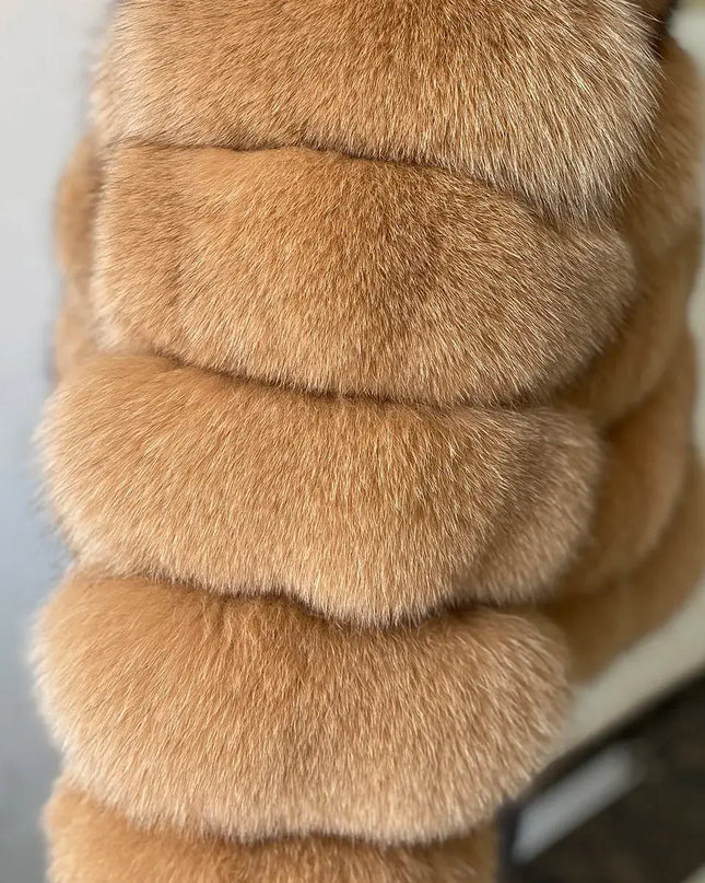 Winter Women's Cold Coat Top Fox Jackets For Women clothing Natural Real fox Fur Jacket Coats For Women Fur Jacket In Promotion