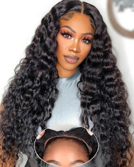 Curly Virgin Human Hair Lace Wig - 250% Density HD Lace