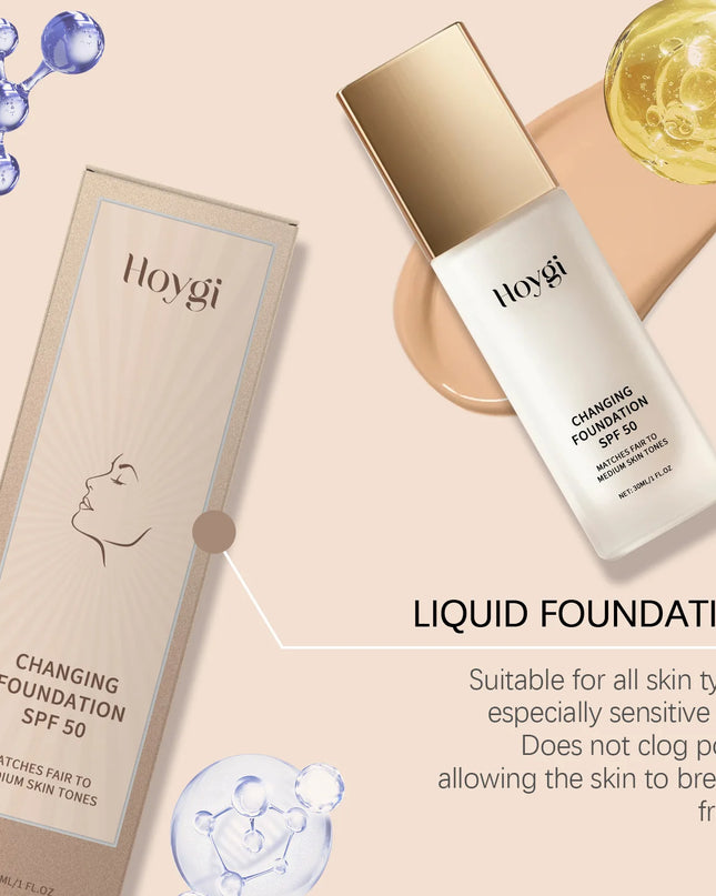 Light Moisturizing Foundation for Oily and Dry Skin | HOYGI