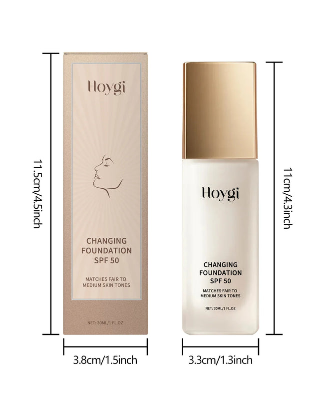 Light Moisturizing Foundation for Oily and Dry Skin | HOYGI
