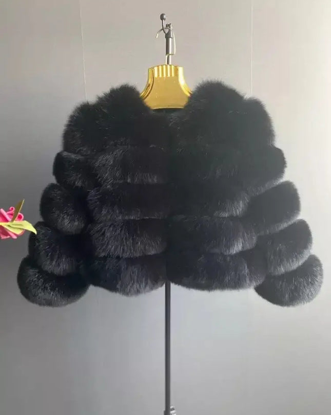 Winter Women's Cold Coat Top Fox Jackets For Women clothing Natural Real fox Fur Jacket Coats For Women Fur Jacket In Promotion