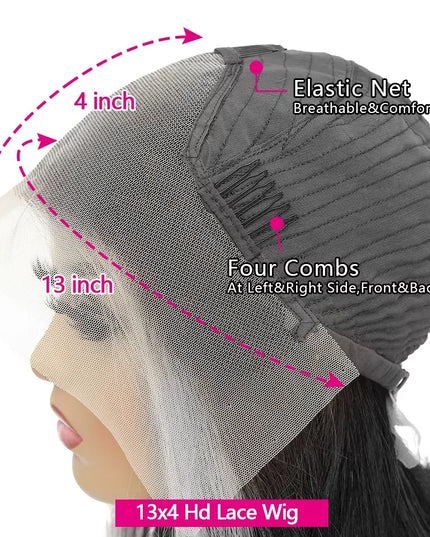 220% Density Body Wave Lace Front Wig - P4/27 Highlights