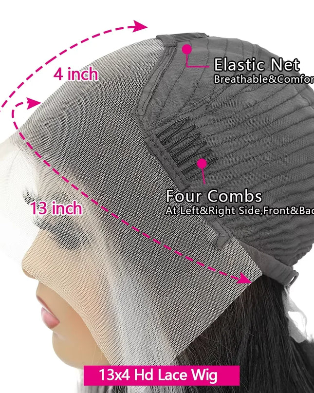 220% Density Body Wave Lace Front Wig - P4/27 Highlights
