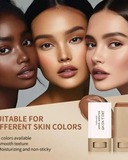 Skin Tint Foundation Stick hydrates and nourishes the skin while providing long-lasting,