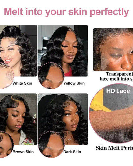 40 Inch Loose Deep Wave HD Lace Front Wig 13x6 Brazilian Curly Human Hair Wig for Women
