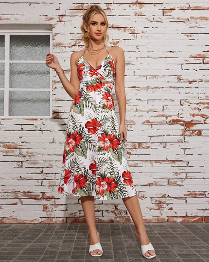Women's Summer Strapless Halter Dress