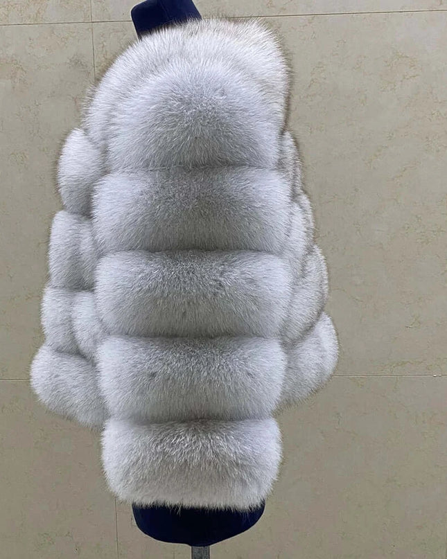 Winter Women's Cold Coat Top Fox Jackets For Women clothing Natural Real fox Fur Jacket Coats For Women Fur Jacket In Promotion