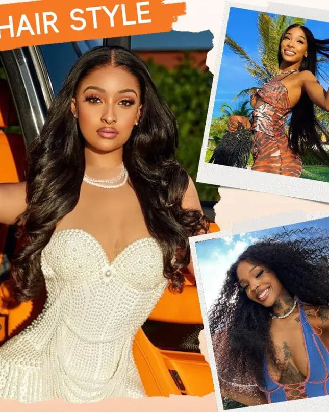 40 Inch 13x6 HD Body Wave Lace Front Wig 220% Density Human Hair