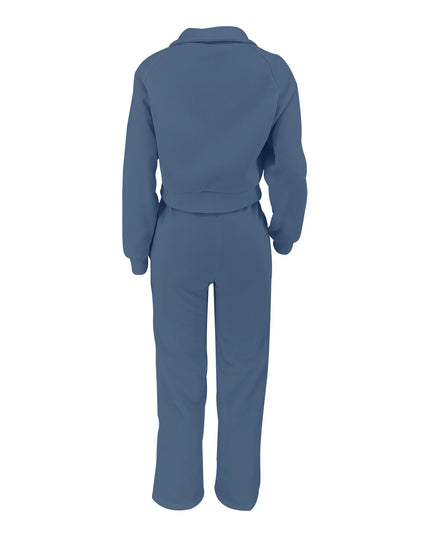 Autumn Winter Thick Warm Two-Piece Leisure Set for Women”