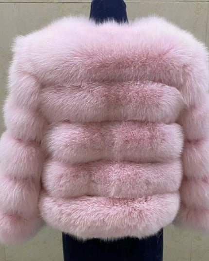 Winter Women's Cold Coat Top Fox Jackets For Women clothing Natural Real fox Fur Jacket Coats For Women Fur Jacket In Promotion
