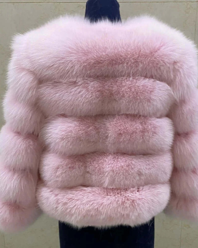 Winter Women's Cold Coat Top Fox Jackets For Women clothing Natural Real fox Fur Jacket Coats For Women Fur Jacket In Promotion