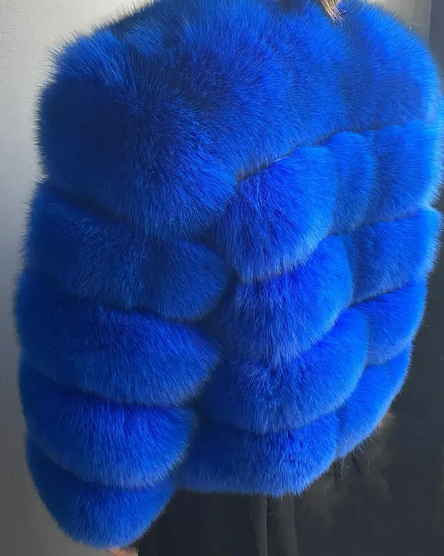 Winter Women's Cold Coat Top Fox Jackets For Women clothing Natural Real fox Fur Jacket Coats For Women Fur Jacket In Promotion