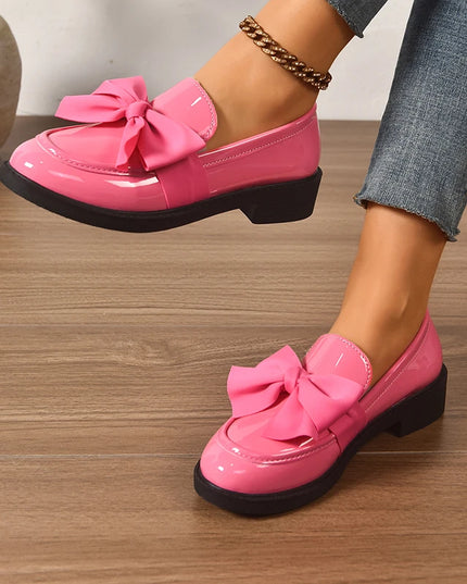Bow Tie Loafers for Women - Stylish Daily Wear Shoes