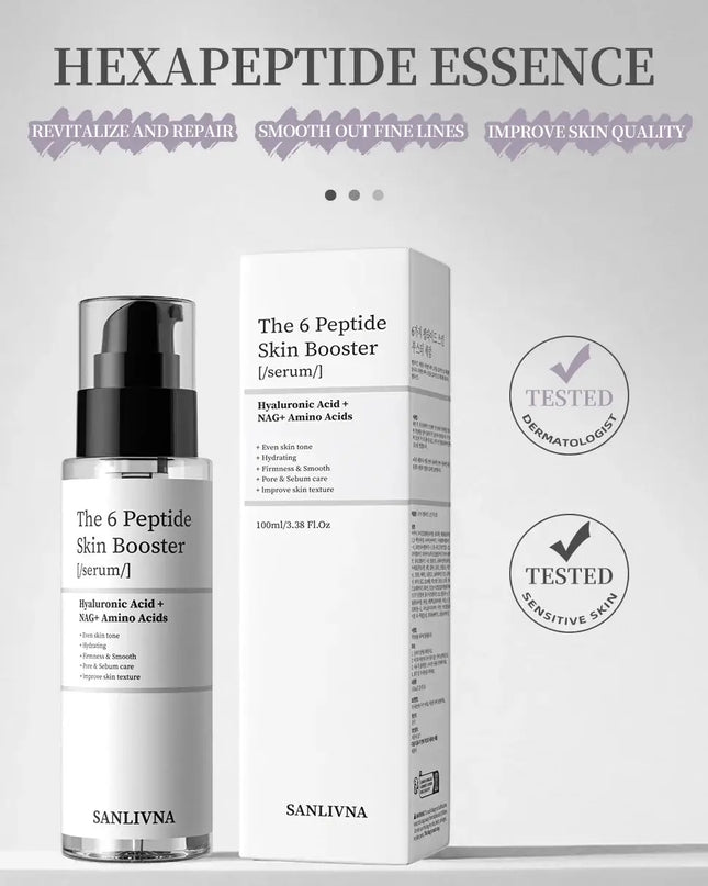 6-Peptide Essence Skincare Set