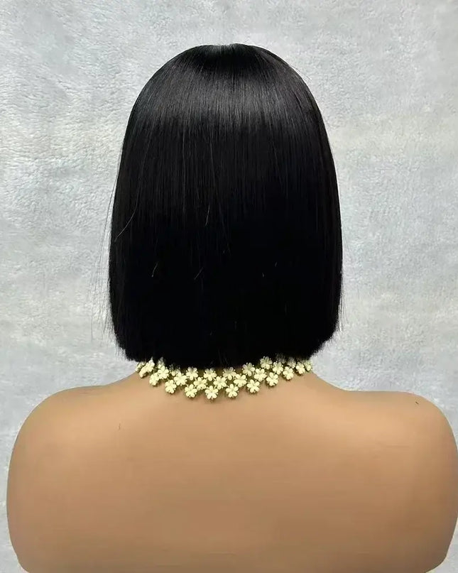 180 Density Human Hair Bob Wig - Pre Plucked Bob Wigs