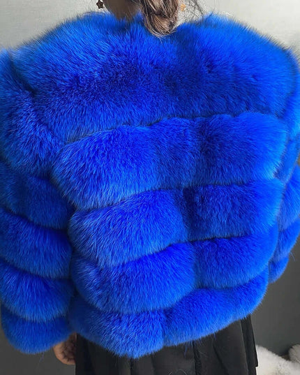 Winter Women's Cold Coat Top Fox Jackets For Women clothing Natural Real fox Fur Jacket Coats For Women Fur Jacket In Promotion