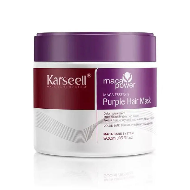 Karseell Purple Hair Mask – 500ml Anti-Yellow Toning Treatment  Blonde
