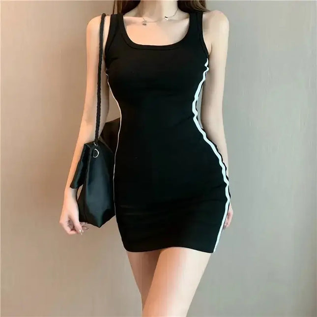 Summer Sheath Dress - Casual Sexy Elegant Spaghetti Strap