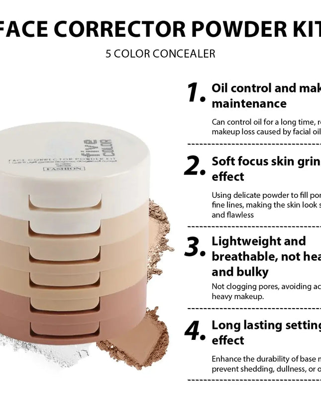5-Tone Correcting Compact Powder